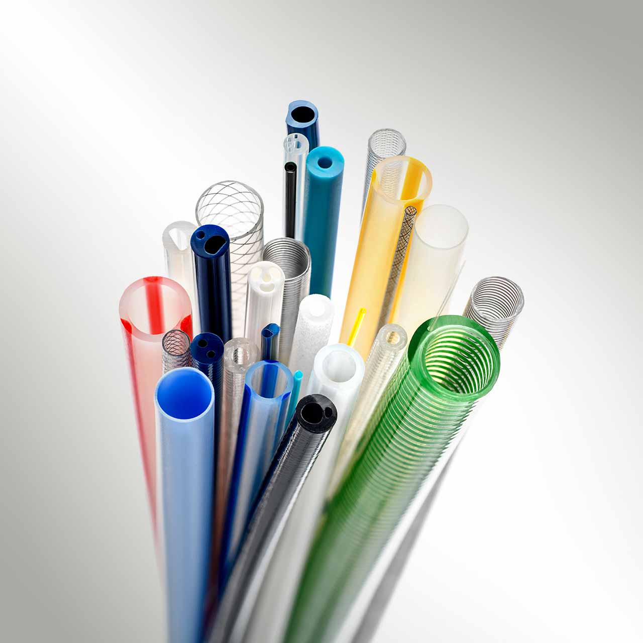 Fluid management extrusions in a variety of sizes and colors by SPG