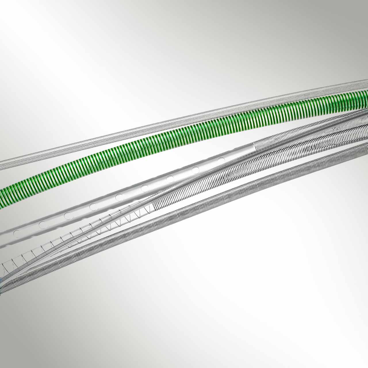 Braided catheter shafts and tubing by SPG
