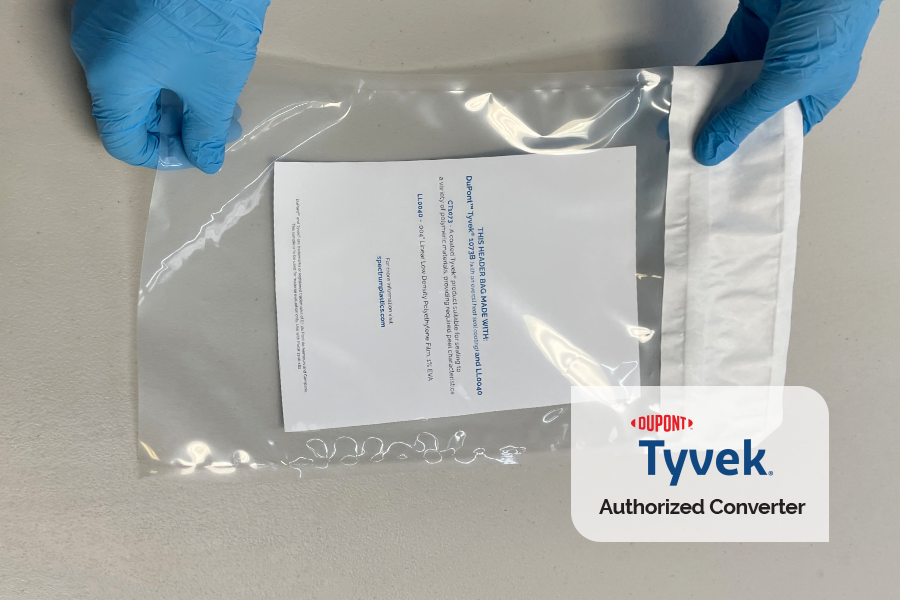 Block Header Bags Header Bags | Tyvek® Medical Packaging & Sterile Bags | DuPont™ Spectrum™
