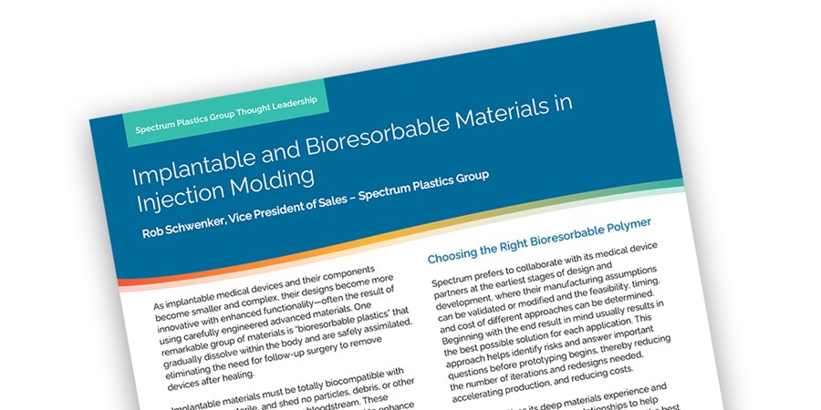 Injection Material Returnable Implantable and Bioresorbable Materials in Injection Molding | DuPont ...